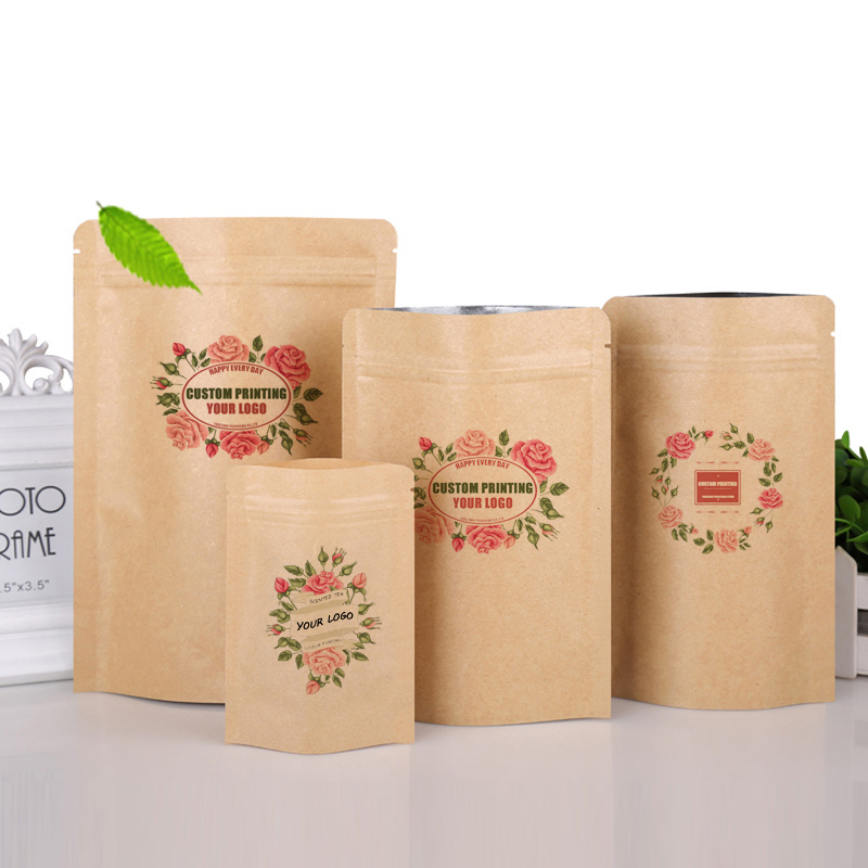 Custom LOGO Brown Kraft Paper  - Food Like Snacks review and price