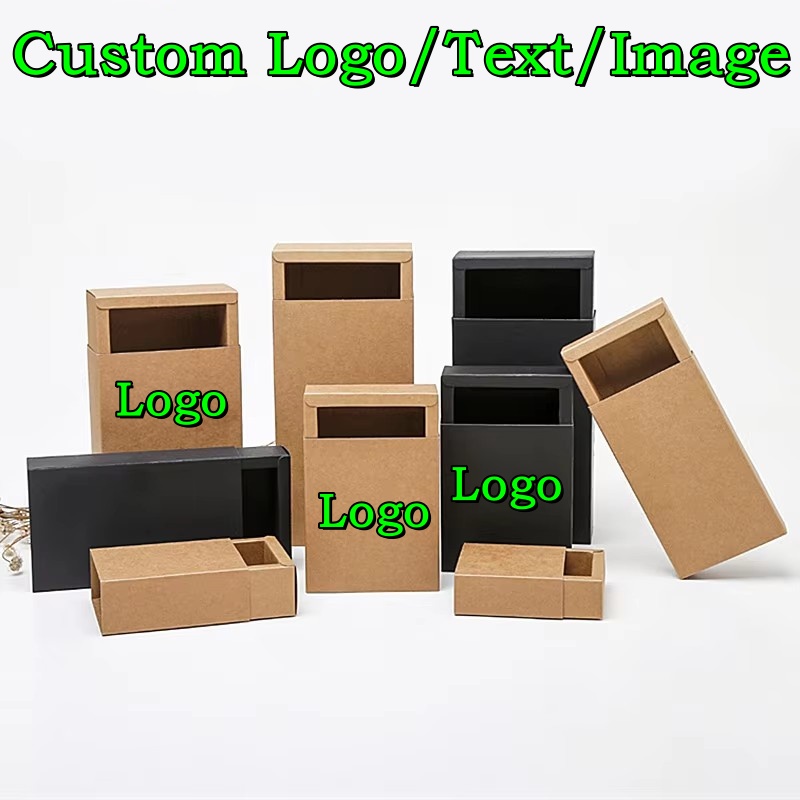 20PCS 350gsm Drawer Kraft Blac - Food Like Snacks review and price