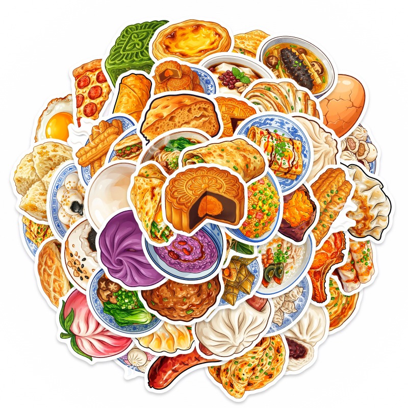 50pcs Chinese Food Diary, Non- - Food Like Snacks review and price