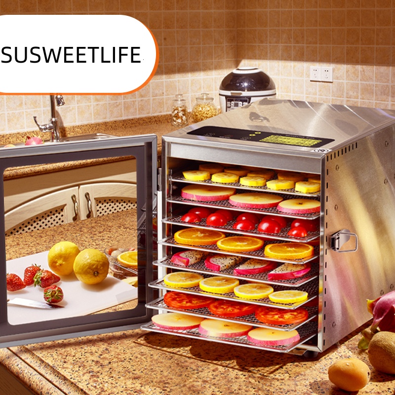 Large Capacity 8-Tray Food Deh - Food Snacks Healthy review and price
