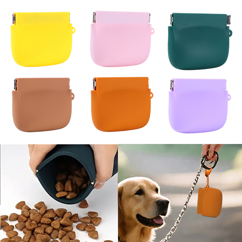 1PC Silicone Dog Treat Pouch P - Food Snacks For Hiking review and price