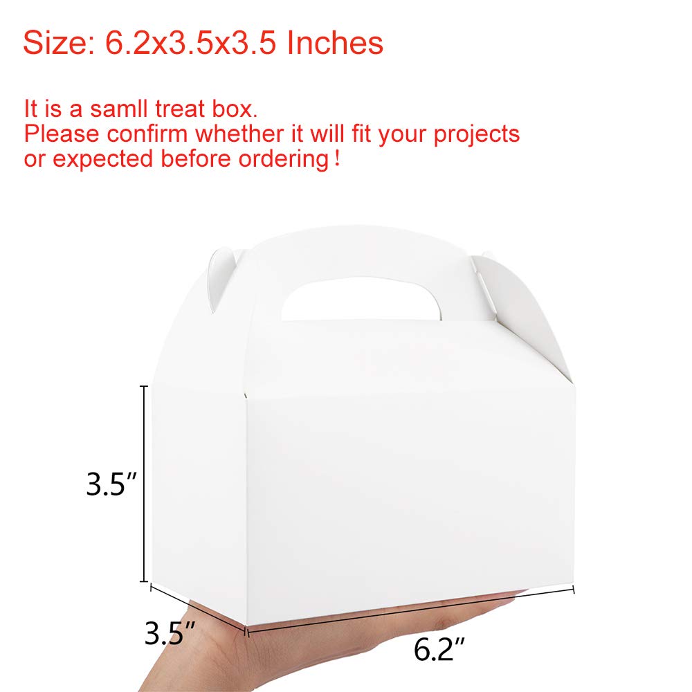 10pcs Large Gable Boxes White  - Food Like Snacks review and price