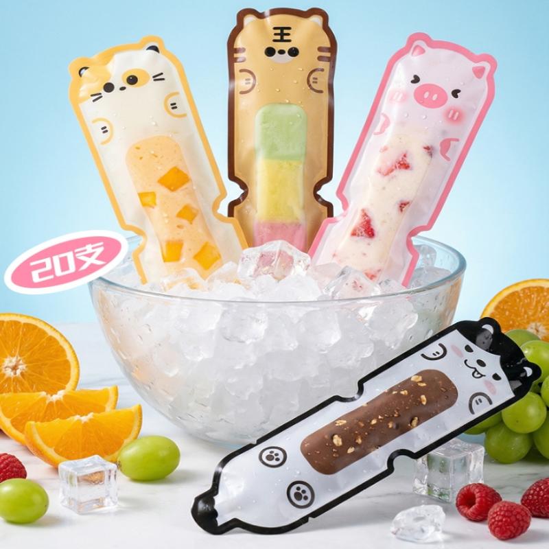20 Pcs Cute Cartoon DIY Ice Po - Food Snacks Healthy review and price