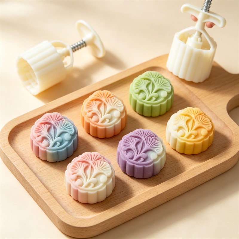 Mooncake Mold Ginkgo Leaf Hand - Food Stamps Snacks review and price
