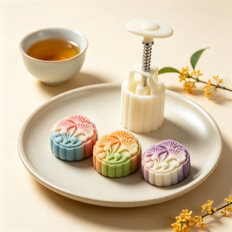 Mooncake Mold Ginkgo Leaf Hand - Food Stamps Snacks review and price