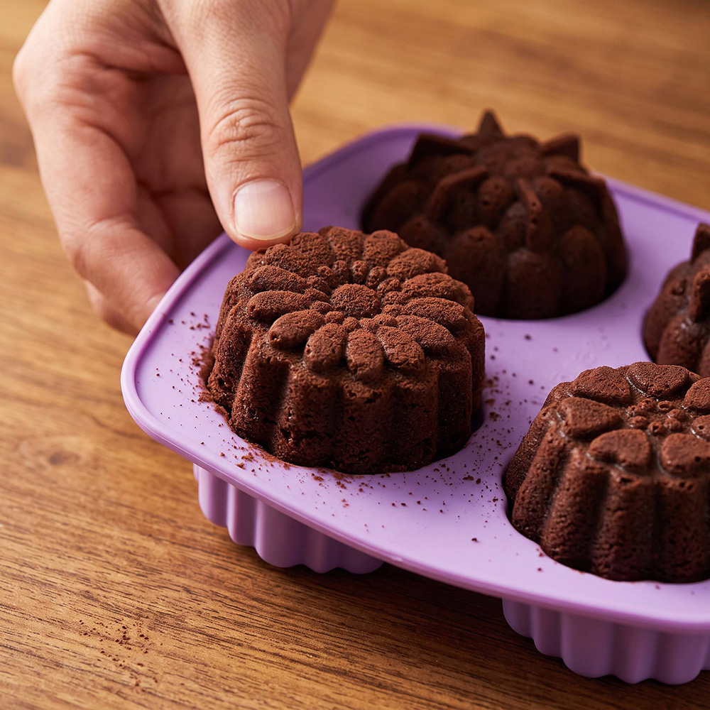 BPA Free 4-Hole Flower Shaped  - Food Snacks Healthy review and price
