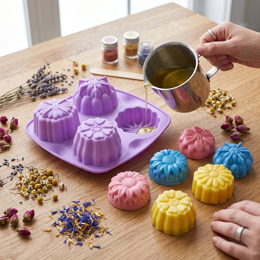 BPA Free 4-Hole Flower Shaped  - Food Snacks Healthy review and price